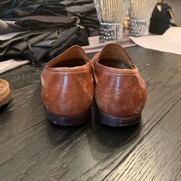 Johnston & Murphy Basket Weave Loafers sz 11 main image 5